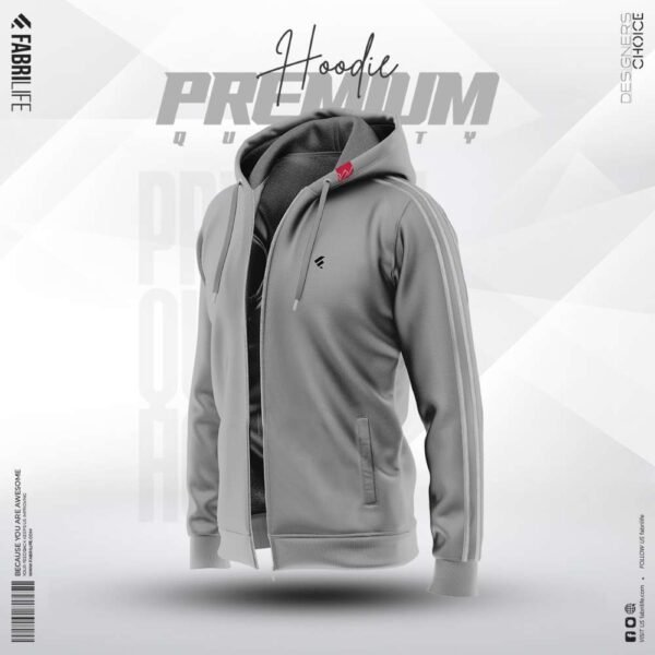 Mens Multi-Shades Hoodie - Navy