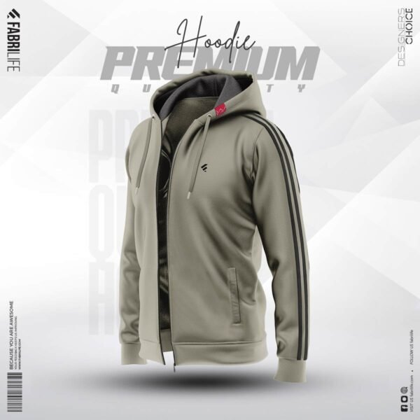 Mens Multi-Shades Hoodie - Navy